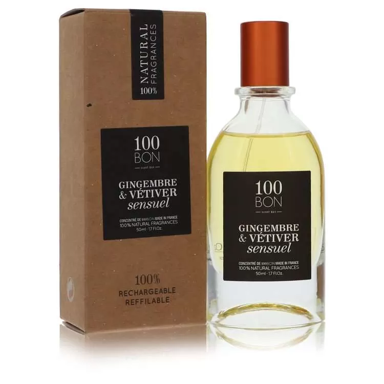 100 Bon Gingembre & Vetiver Sensuel by 100 Bon Concentree De Parfum Spray (Unisex Refillable) for Men