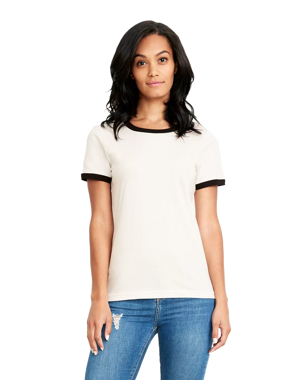 Next Level 3904 Ladies' Ringer T-Shirt