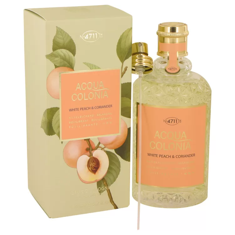 4711 Acqua Colonia White Peach & Coriander Eau De Cologne Spray (Unisex)