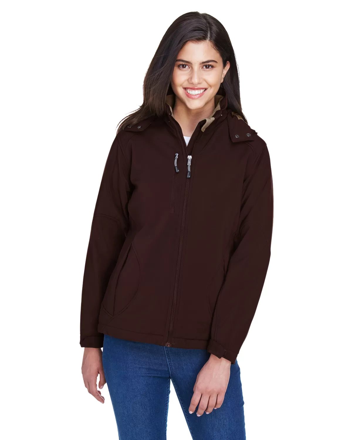 Ash City - North End 78080 Ladies' Glacier Insulated Three-Layer Fleece Bonded Soft Shell Jacket with Detachable Hood