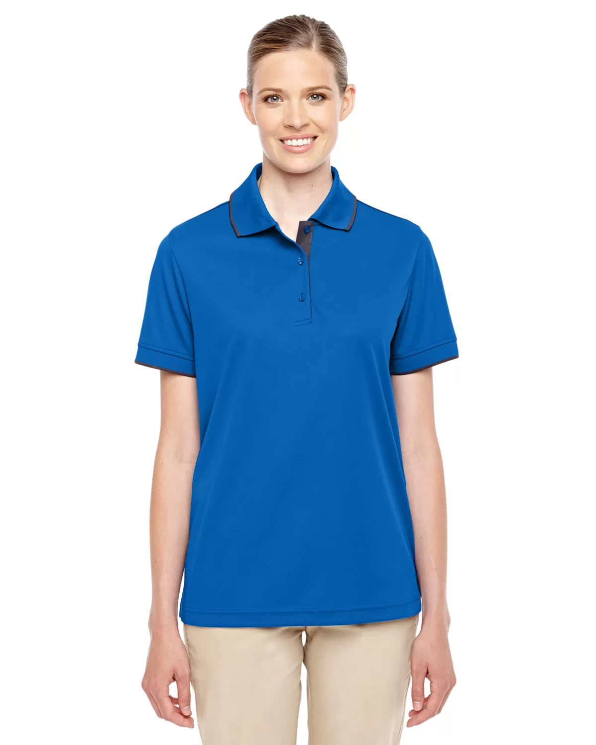 Ash City - Core 365 78222 Ladies' Motive Performance Piqué Polo with Tipped Collar