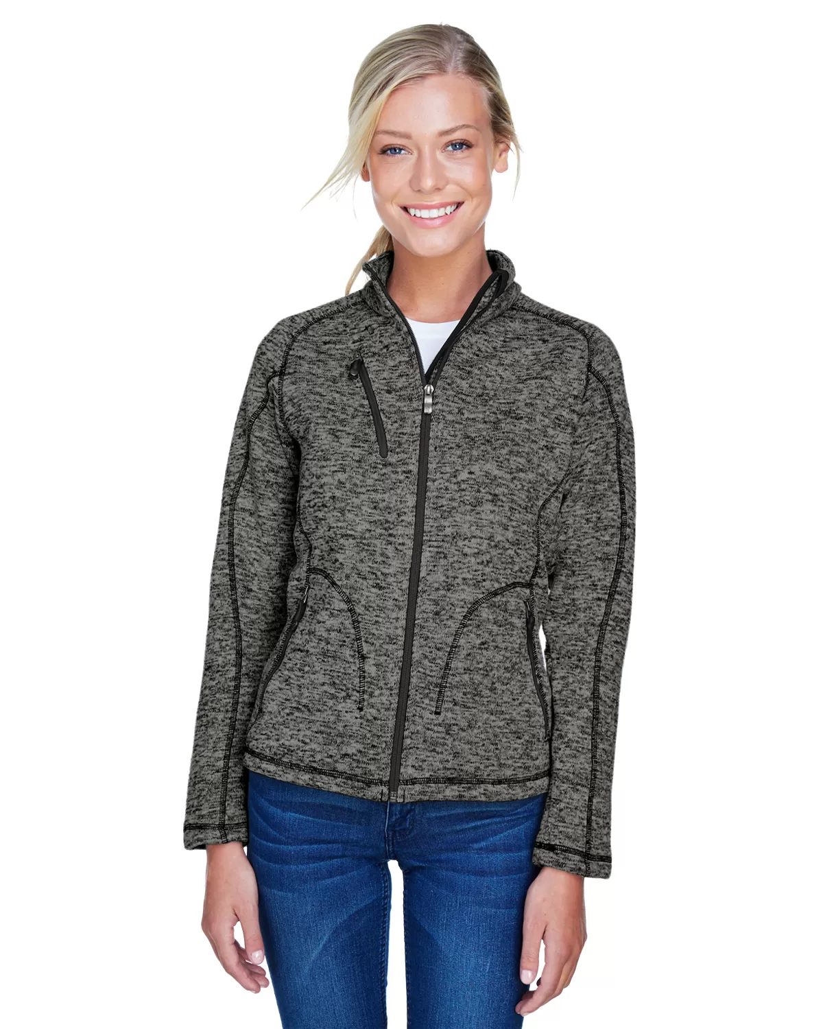 Ash City - North End 78669 Ladies' Peak Sweater Fleece Jacket