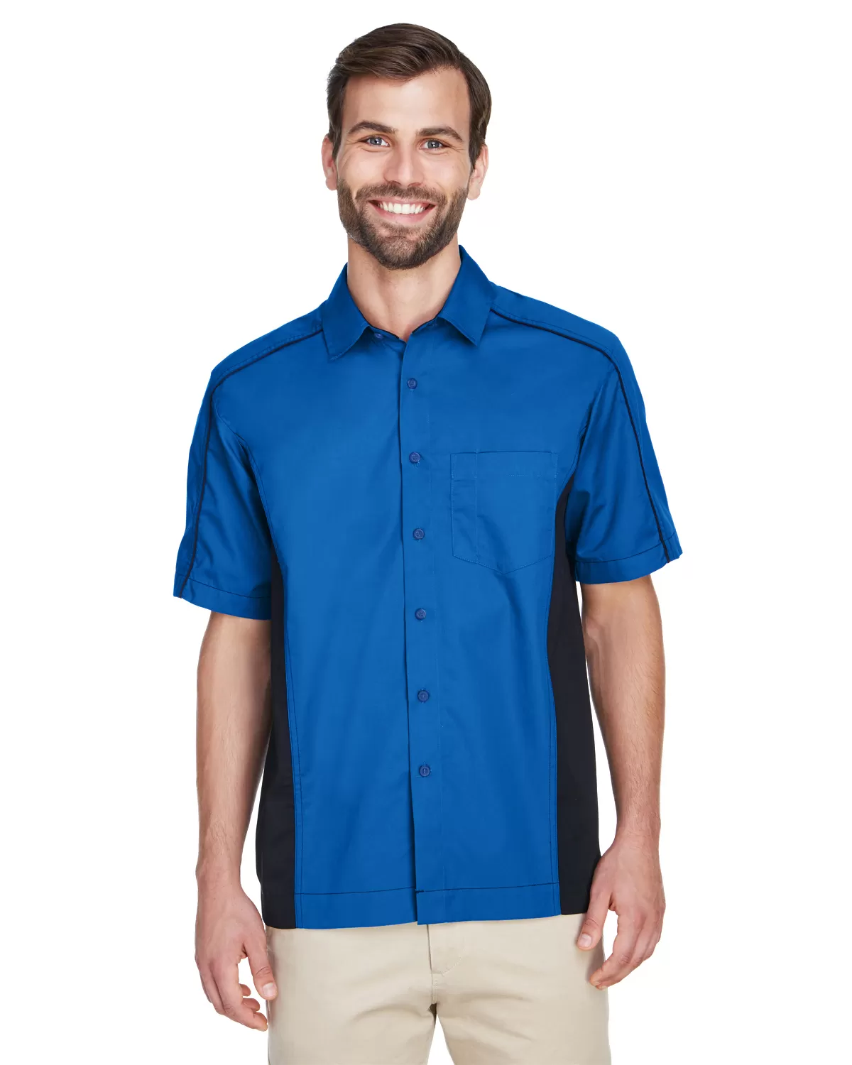 Ash City - North End 87042 Men's Fuse Colorblock Twill Shirt