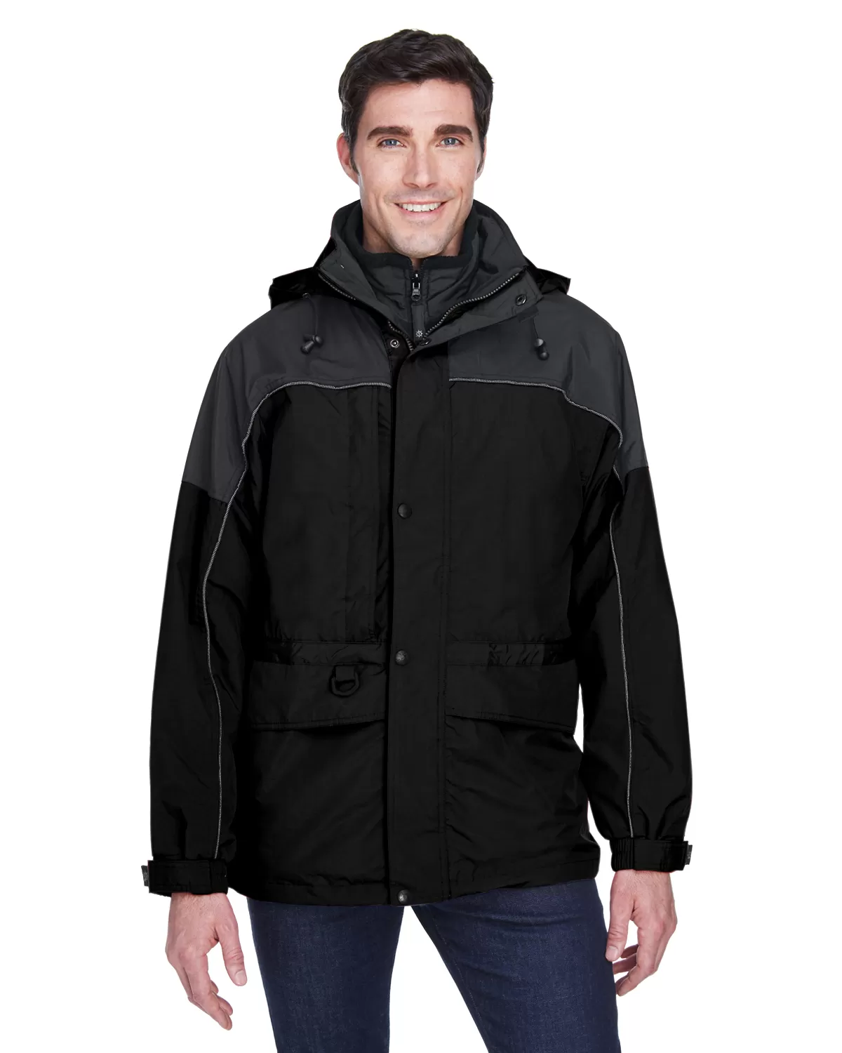 Ash City - North End 88006 Adult 3-in-1 Two-Tone Parka