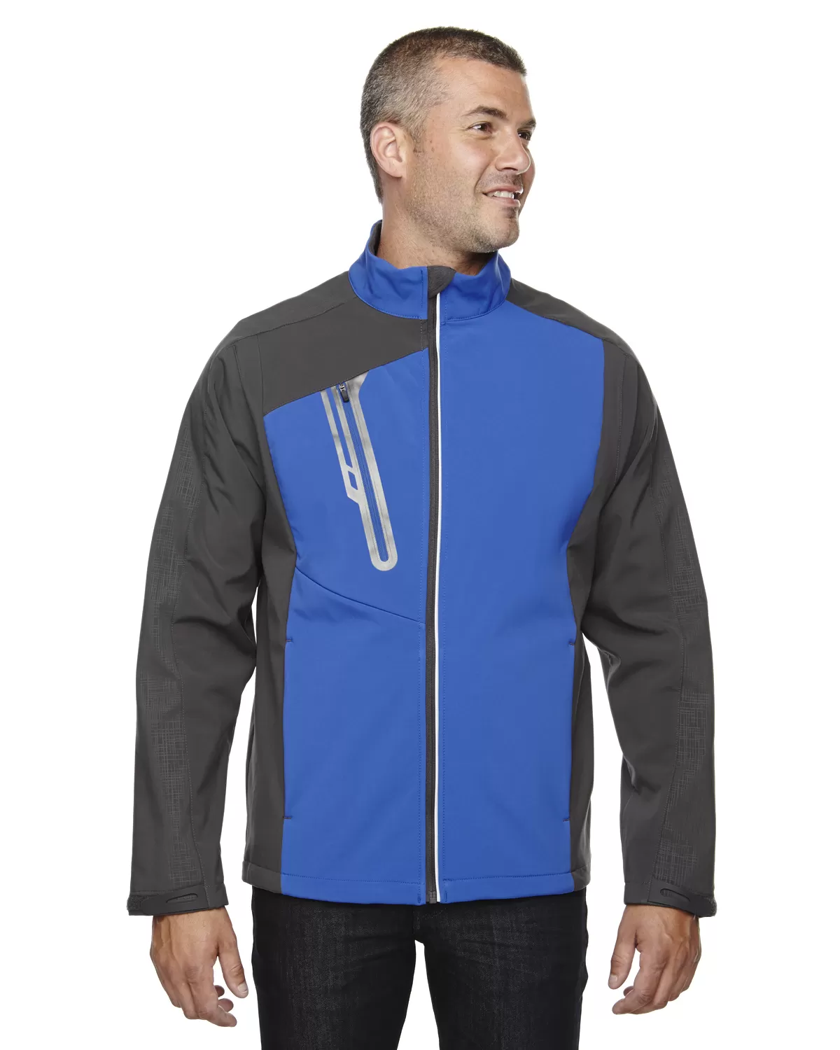 Ash City - North End 88176 Men's Terrain Colorblock Soft Shell with Embossed Print