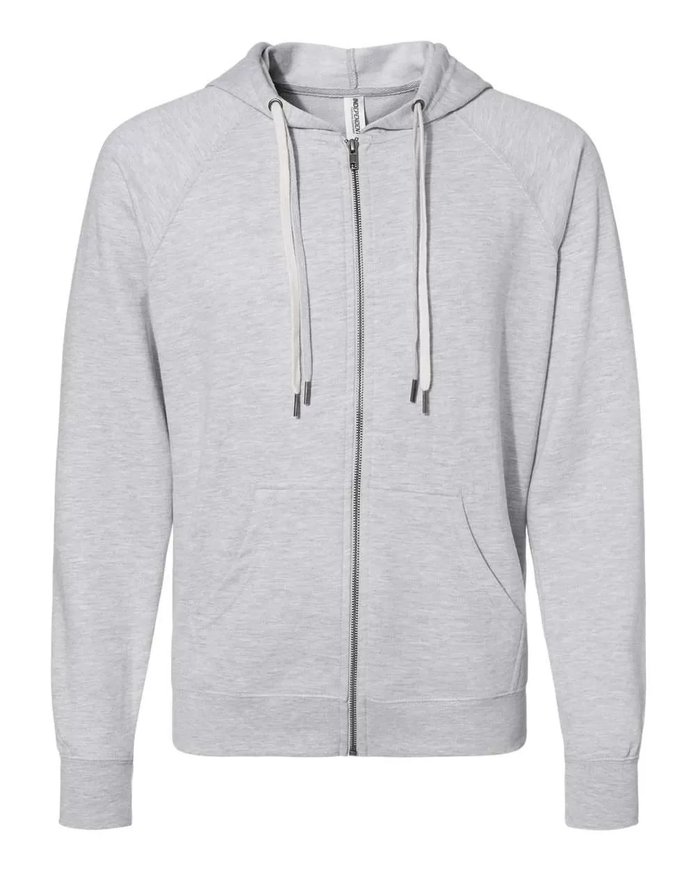 Independent Trading Co. Icon Unisex Lightweight Loopback Terry Full-Zip Hooded Sweatshirt - SS1000Z
