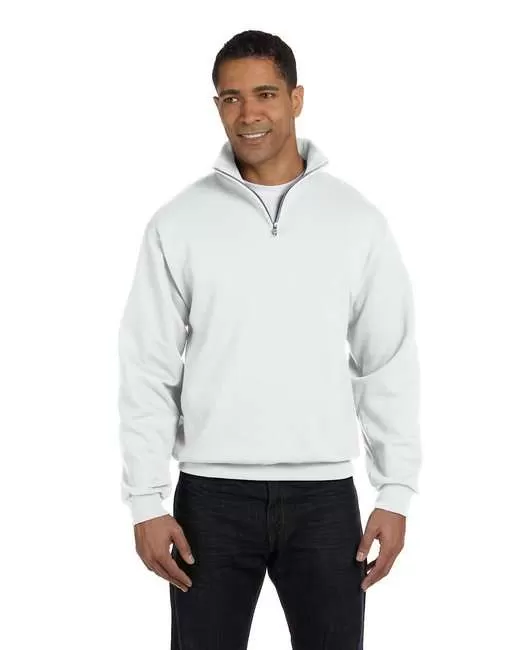 Jerzees 995M Adult 8 oz. NuBlend? Quarter-Zip Cadet Collar Sweatshirt