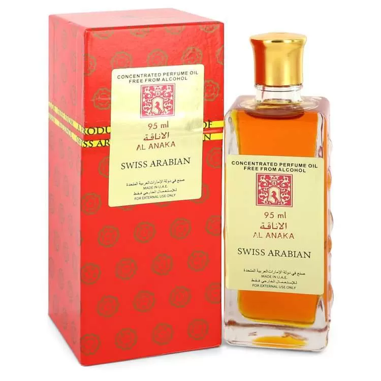 Al Anaka by Swiss Arabian Concentrated Perfume Oil Free From Alcohol (Unisex) for Women