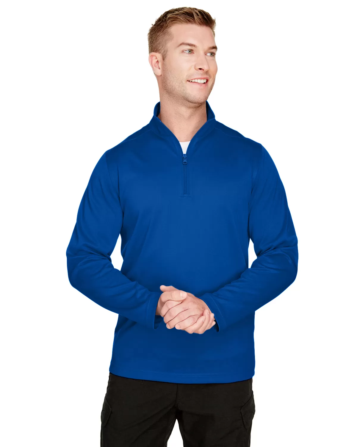 Harriton M748 Men's Advantage Snag Protection Plus IL Quarter-Zip
