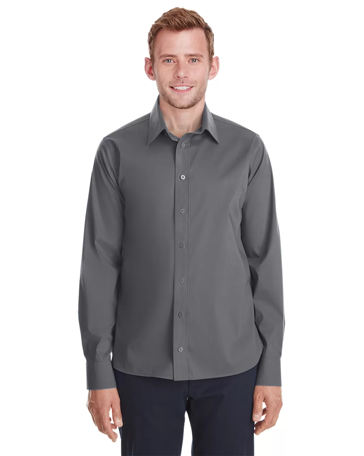 Devon & Jones DG561 Men's Untucked? Crown Collection? Stretch Broadcloth Shirt