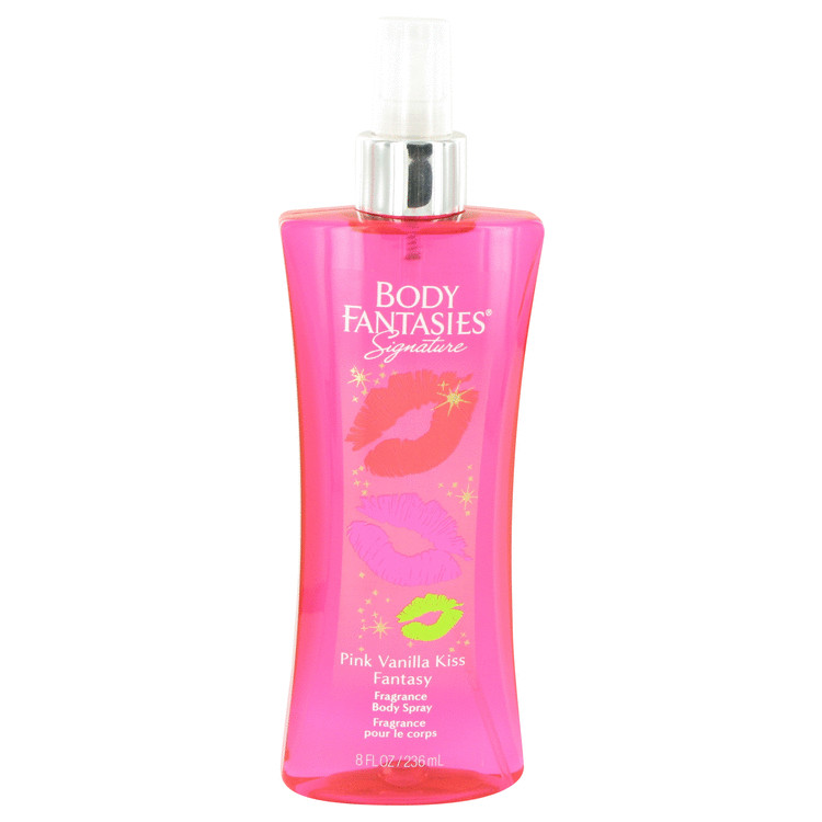 Body Fantasies Signature Pink Vanilla Kiss Fantasy Body Spray