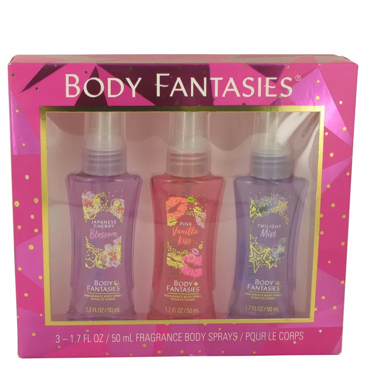 Body Fantasies Signature Pink Vanilla Kiss Fantasy Gift Set