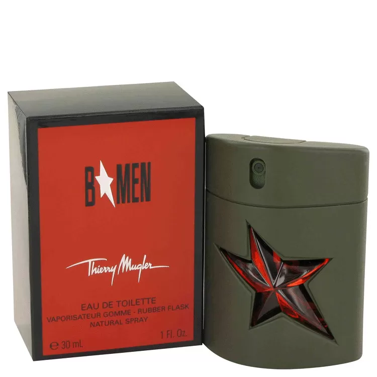 B Men Eau De Toilette Spray Rubber Flask