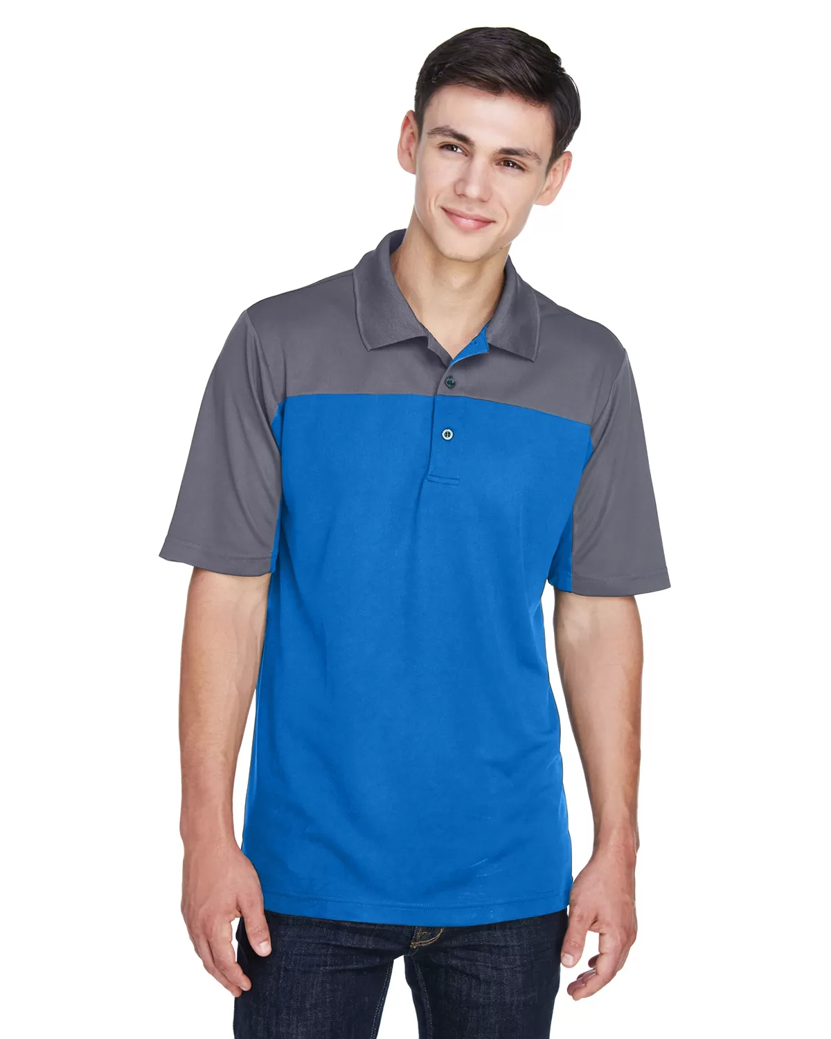 Ash City - Core 365 CE101 Men's Balance Colorblock Performance Piqué Polo