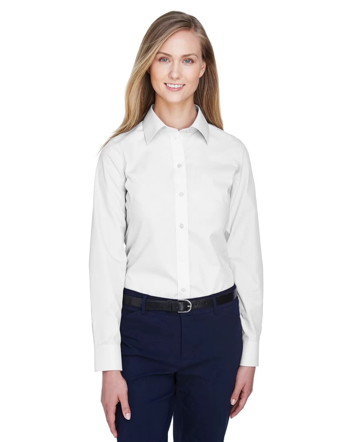 Devon & Jones D620W Ladies' Crown Woven Collection™ Solid Broadcloth