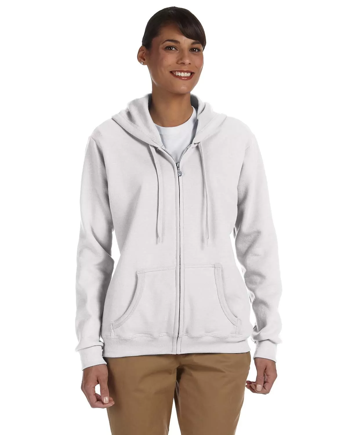 Gildan G186FL Ladies' Heavy Blend™ 13.3 oz./lin. yd., 50/50 Full-Zip Hood
