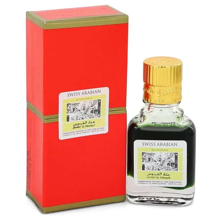 Jannet El Firdaus by Swiss Arabian Concentrated Perfume Oil Free From Alcohol (Unisex Givaudan) for Men