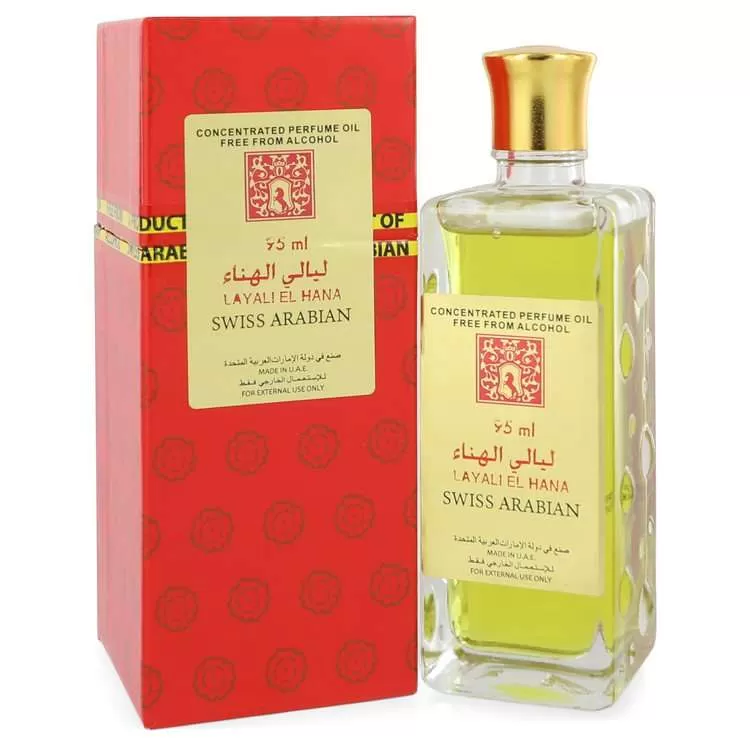 Layali El Hana by Swiss Arabian Concentrated Perfume Oil Free From Alcohol (Unisex) for Women
