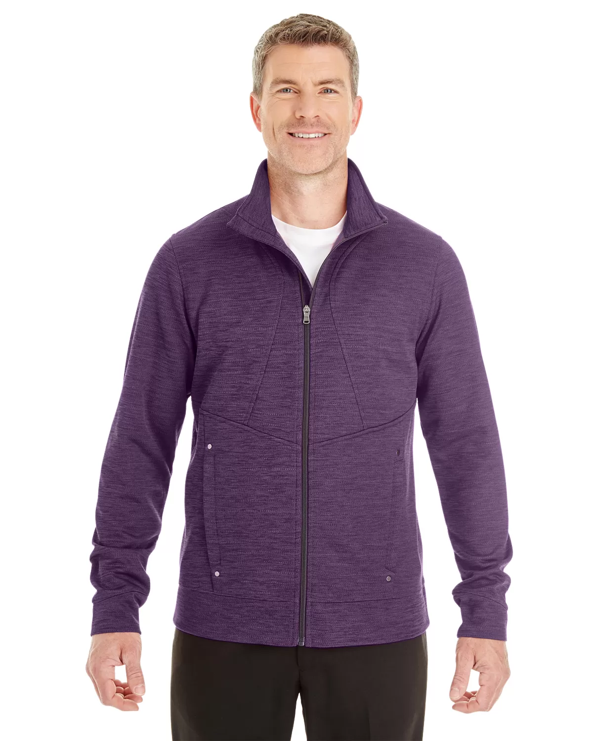 Ash City - North End NE704 Men's Amplify Mélange Fleece Jacket