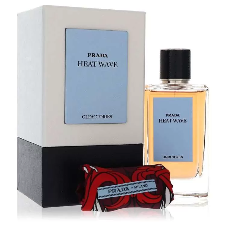 Prada Olfactories Heat Wave by Prada Eau De Parfum Spray with Gift Pouch (Unisex) for Men