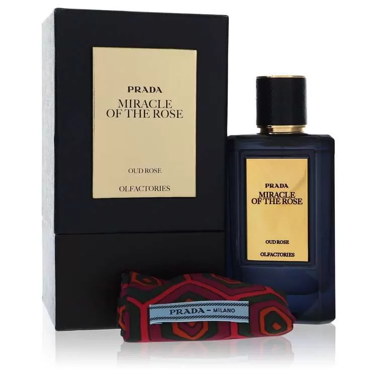 Prada Olfactories Miracle Of The Rose by Prada Eau De Parfum Spray with Free Gift Pouch for Men