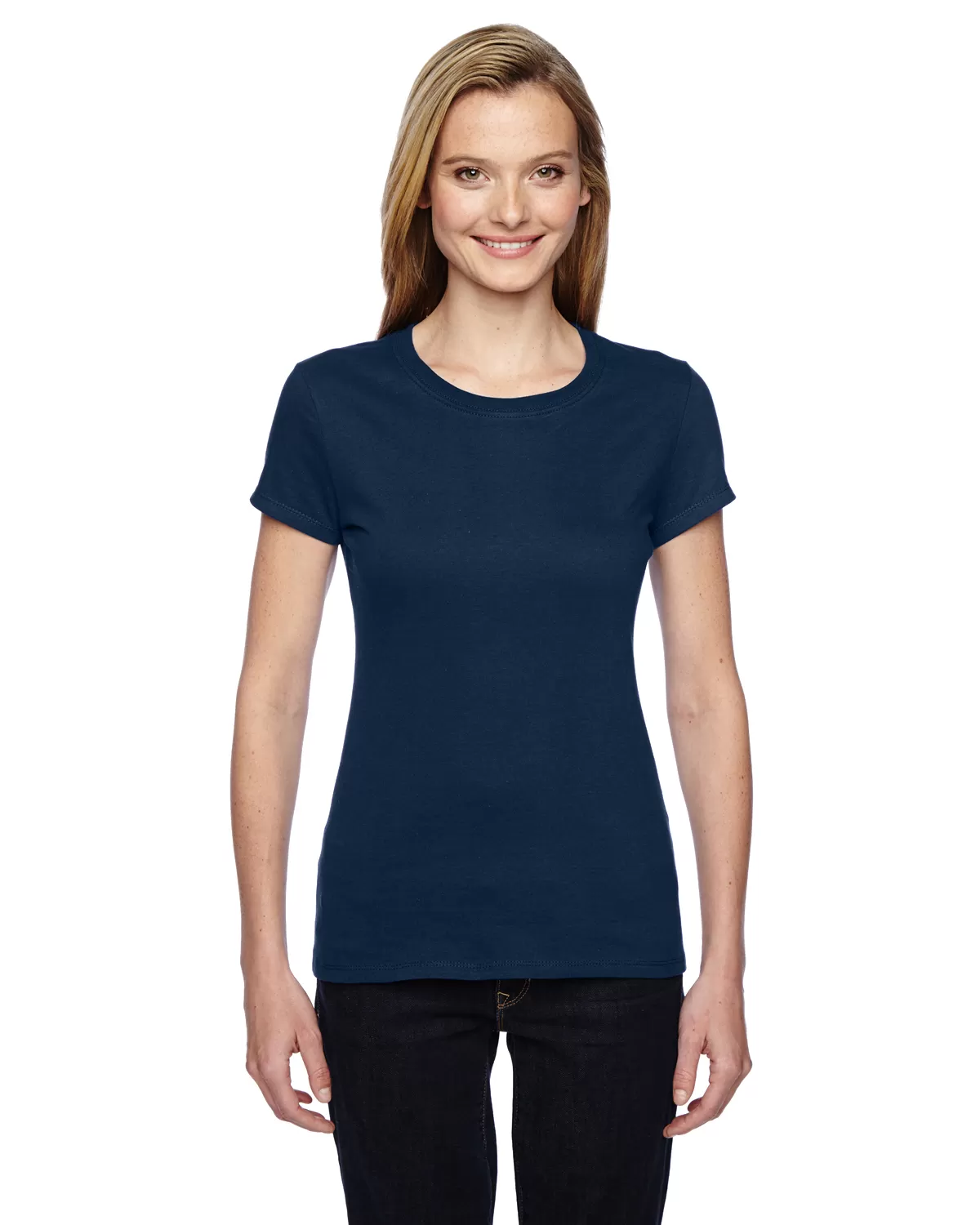 Fruit of the Loom SSFJR Ladies' 7.8 oz./lin. yd. Sofspun® Jersey Junior Crew T-Shirt