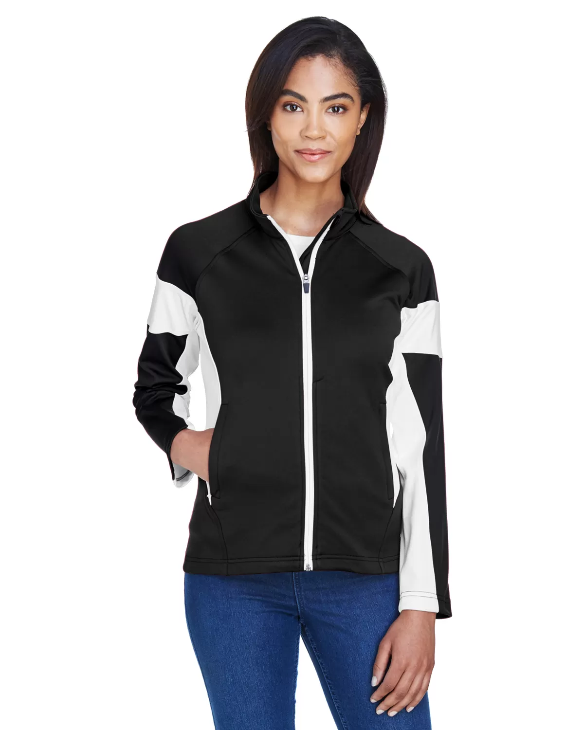 Team 365 TT34W Ladies' Elite Performance Full-Zip