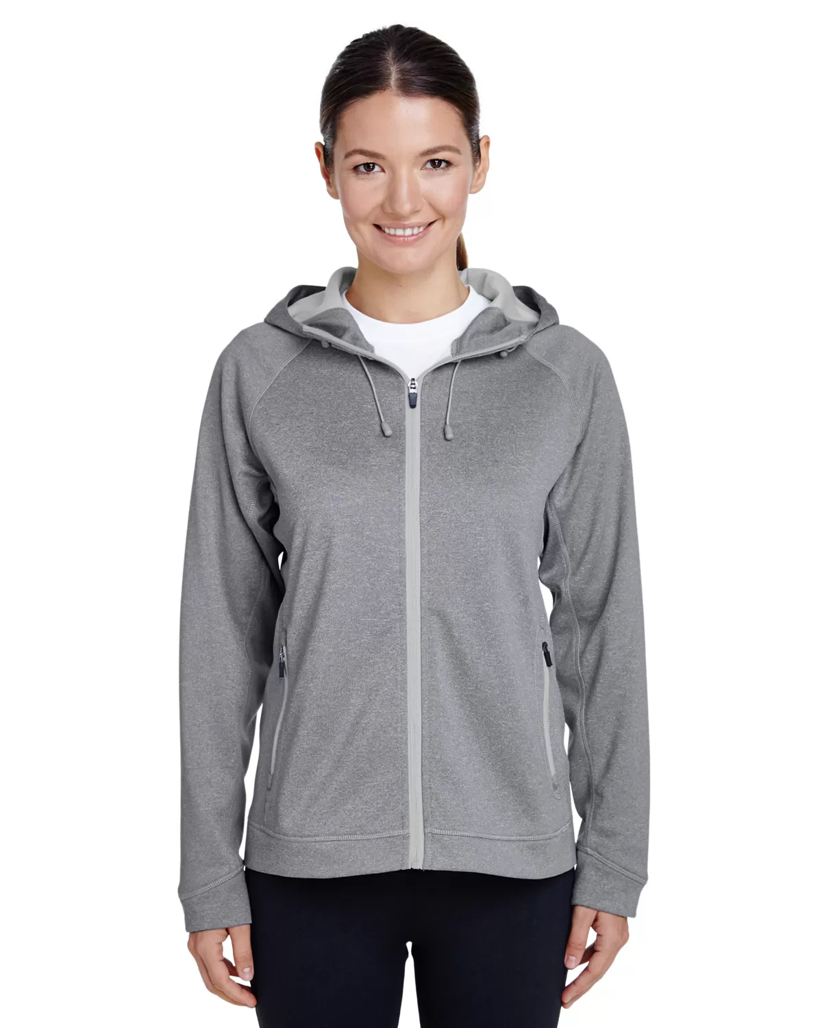 Team 365 TT38W Ladies' Excel Mélange Performance Fleece Jacket