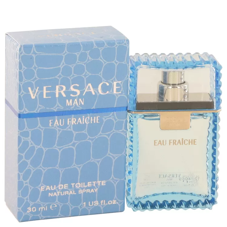 Versace Man Eau Fraiche Eau De Toilette Spray (Blue)