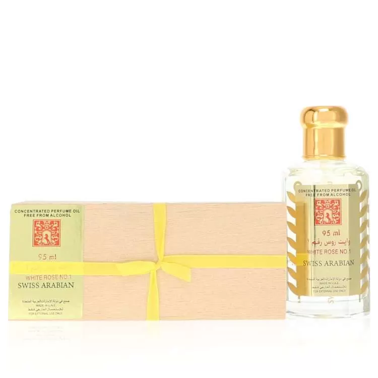 White Rose No 1 by Swiss Arabian Concentrated Perfume Oil Free From Alcohol (Unisex) for Women