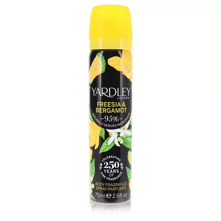 Yardley Freesia & Bergamot by Yardley London Body Fragrance Spray for Women