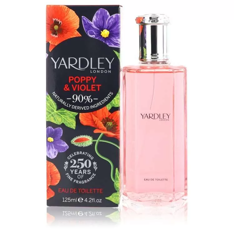 Yardley Poppy & Violet by Yardley London Eau De Toilette Spray for Women