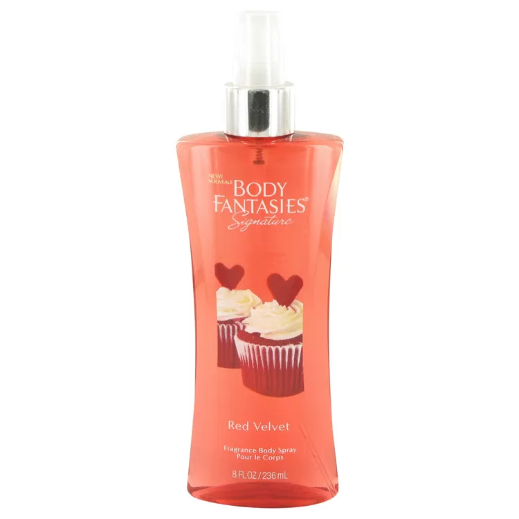 Body Fantasies Signature Red Velvet Body Spray