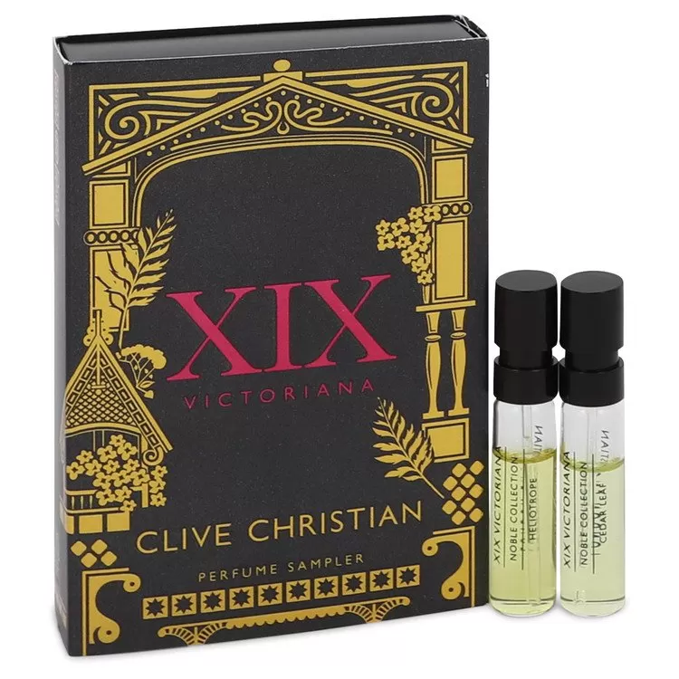 Clive Christian Xix Victoria Perfume Sampler Includes One Heliotrope and One Cedar Leaf Vial Sprays