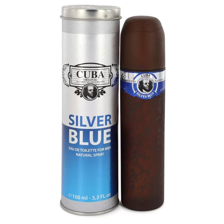 Cuba Silver Blue Eau De Toilette Spray