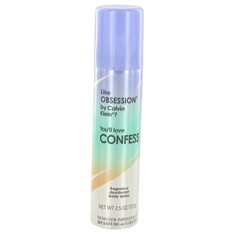 Designer Imposters Confess Deodorant Body Spray