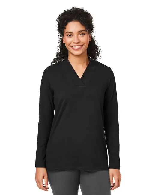Devon & Jones DP121W Ladies' Raleigh Shawl Collar Knit Top
