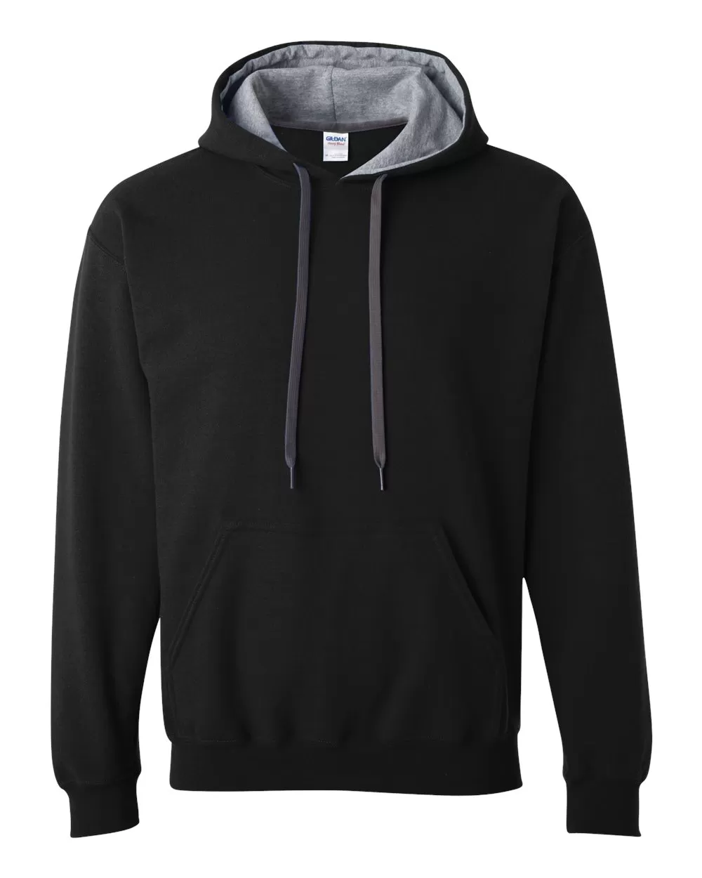 Gildan 185C00 Heavy Blend Contrast-Color Hooded Sweatshirt