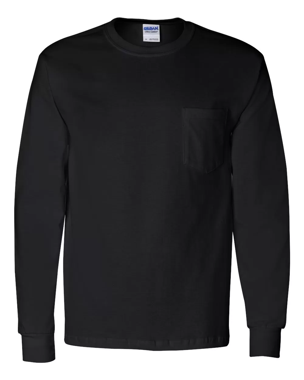 Gildan 2410 Ultra Cotton Long Sleeve Pocket T-Shirt