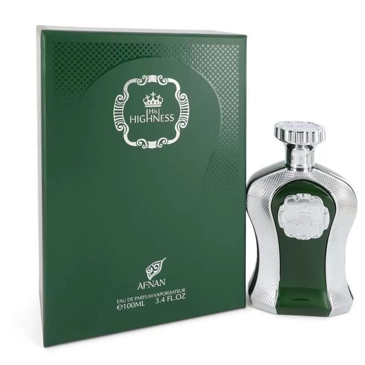 His Highness Green by Afnan Eau De Parfum Spray (Unisex) for Men