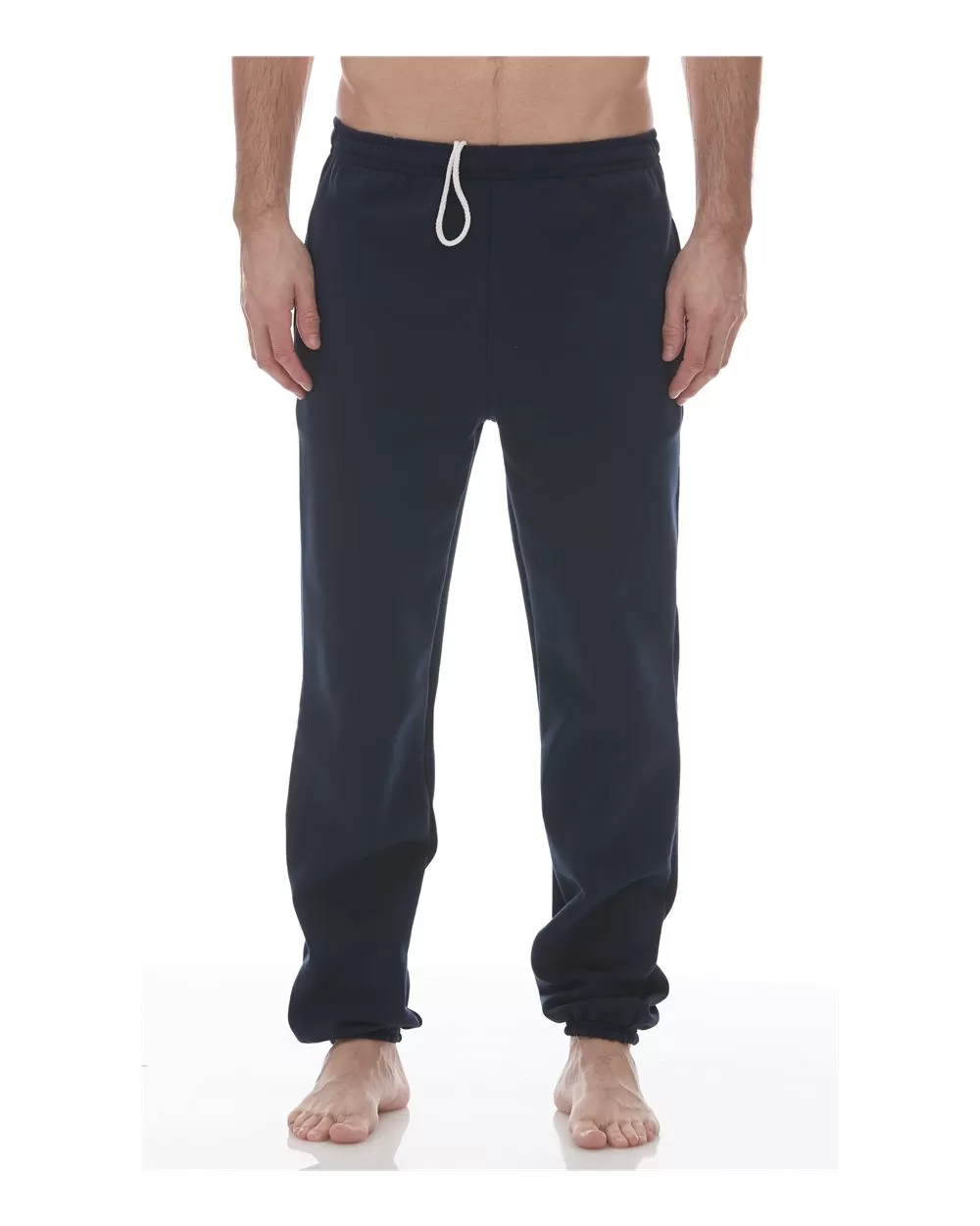 King Fashion KF9012 Pocketed Sweatpants with Elastic Cuffs