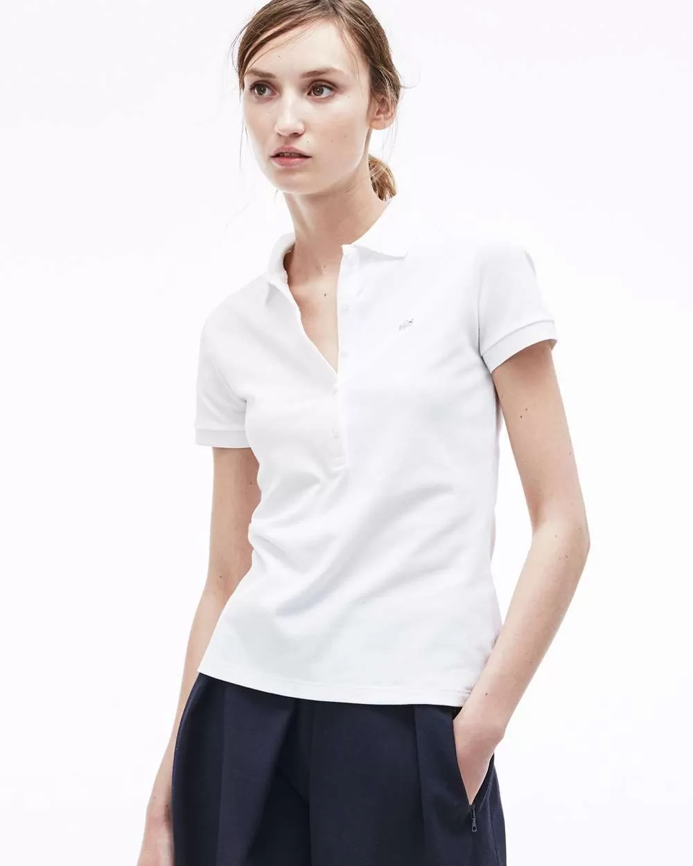 Lacoste PF7845-52 Women's Cotton Piqu? Stretch Sport Shirt