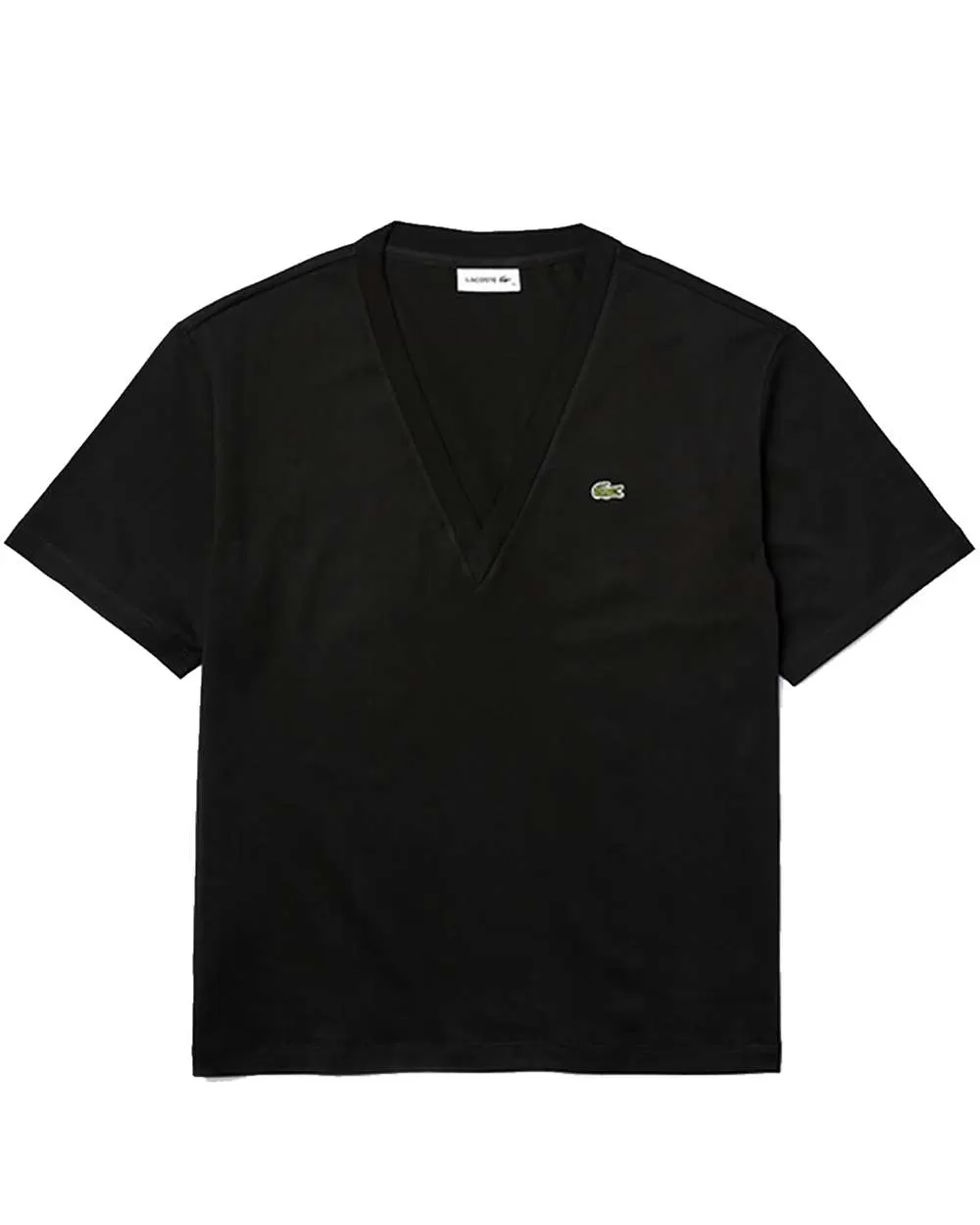 Lacoste TF5458-52 Women's Pima Cotton V-Neck T-Shirt