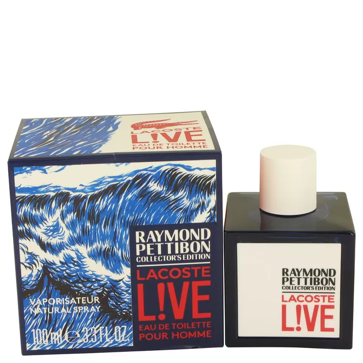 Lacoste Live Eau DE Toilette Spray (Limited Edition Raymond Pettibon Bottle)