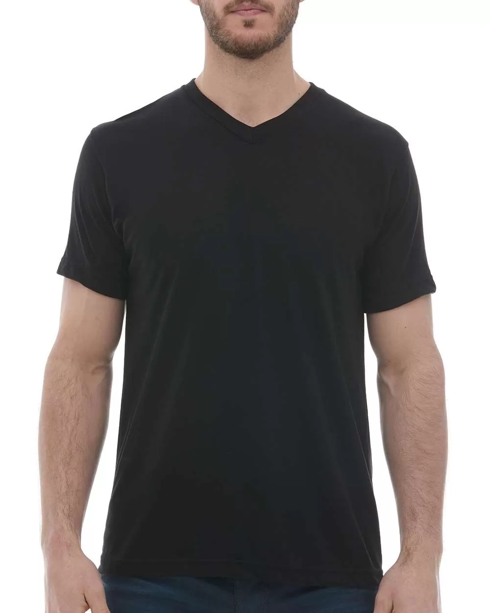 M&O 3543 Fine Blend V-Neck T-Shirt