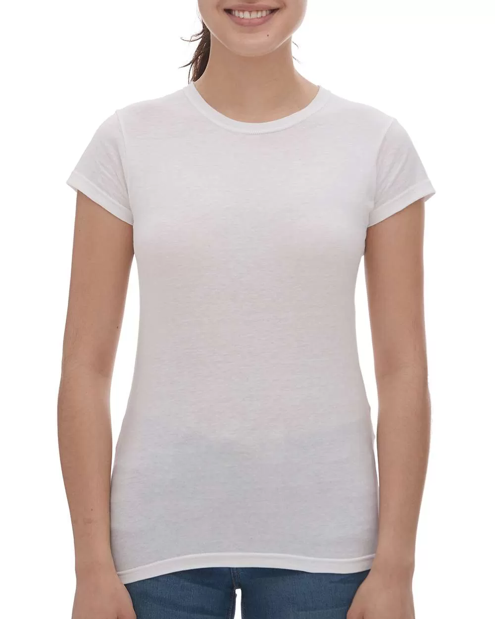 M&O 6500L Women's Fine Jersey T-Shirt