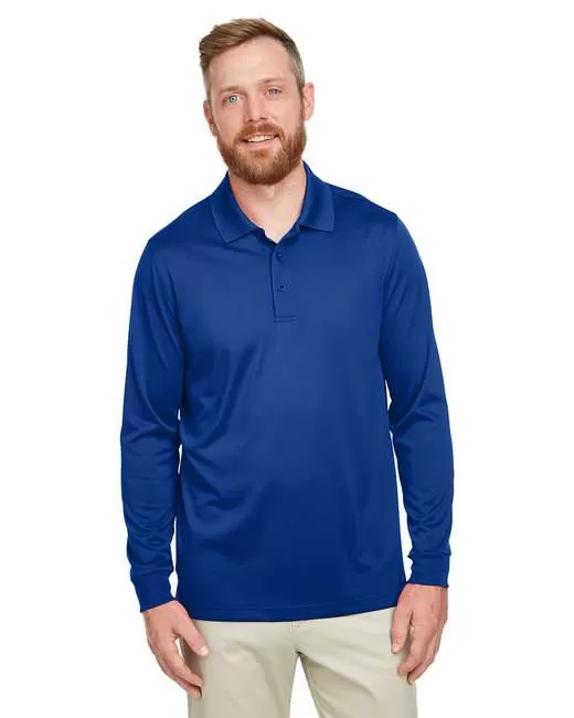 Harriton Men's Advantage Snag Protection Plus IL Long Sleeve Polo - M348L