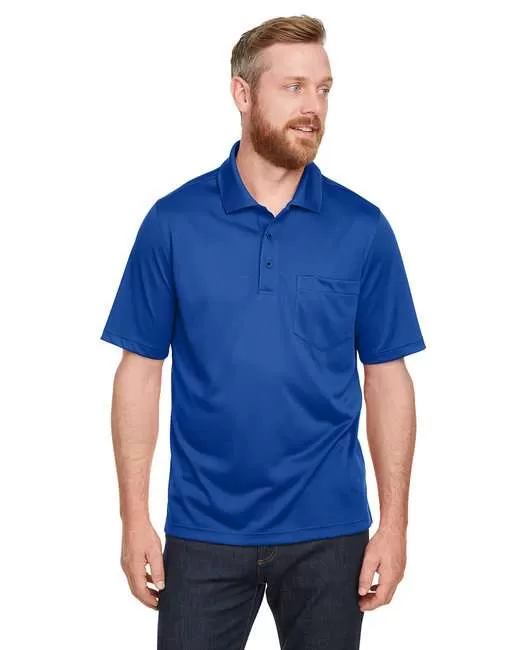 Harriton Men's Advantage Snag Protection Plus IL Pocket Polo - M348P