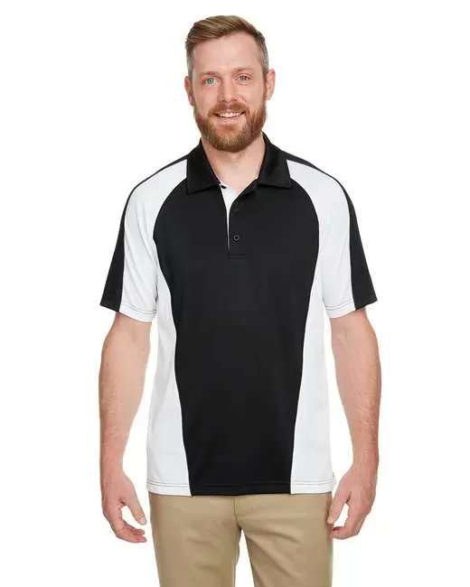Harriton Men's Advantage Snag Protection Plus IL Colorblock Polo - M385