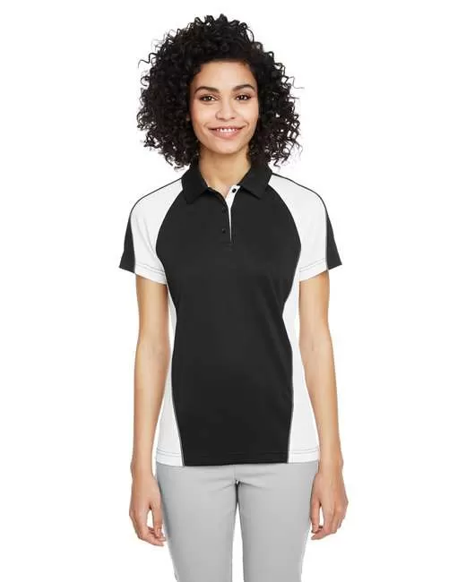 Harriton Ladies' Advantage Snag Protection Plus IL Colorblock Polo - M385W